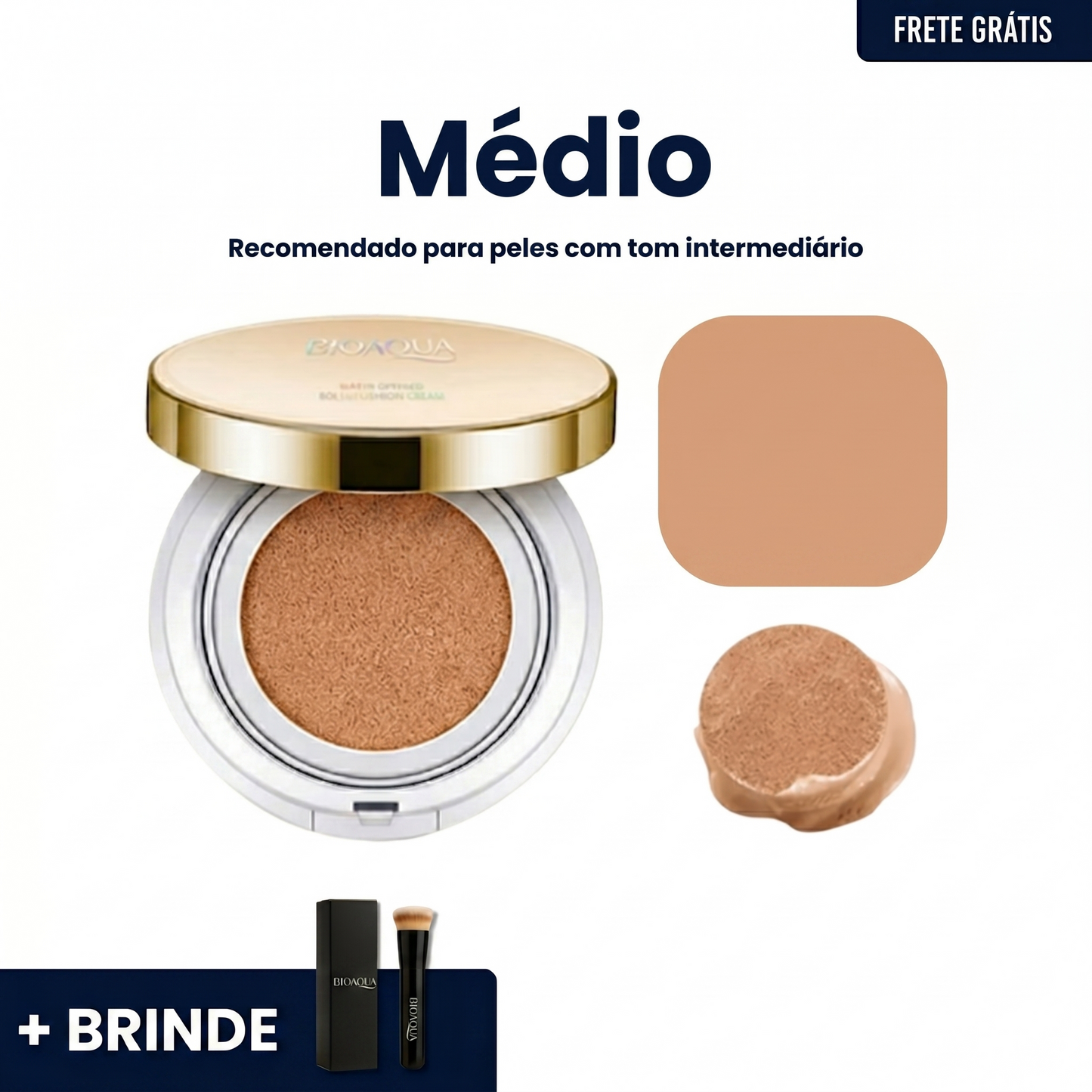 Base Profissional BioAqua (48h de resistência!) + BRINDE EXCLUSIVO