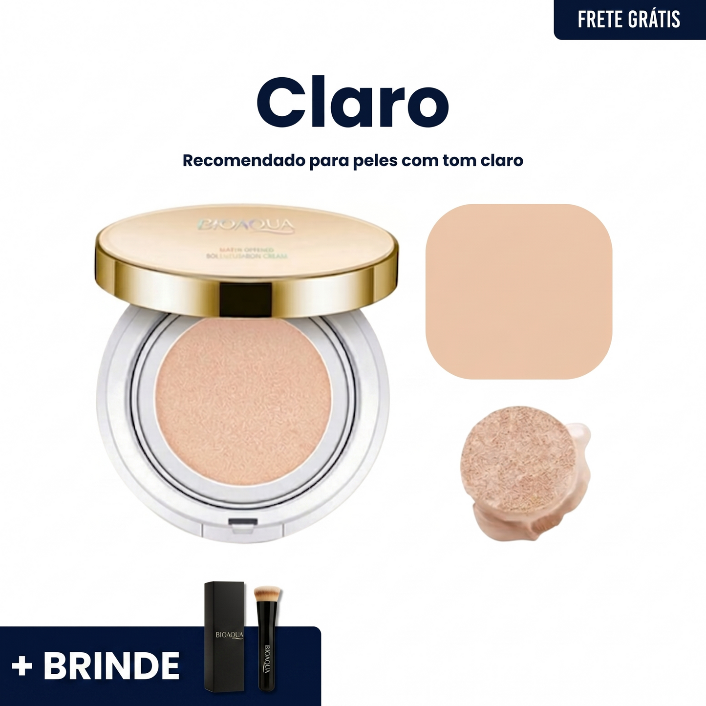 Base Profissional BioAqua (48h de resistência!) + BRINDE EXCLUSIVO