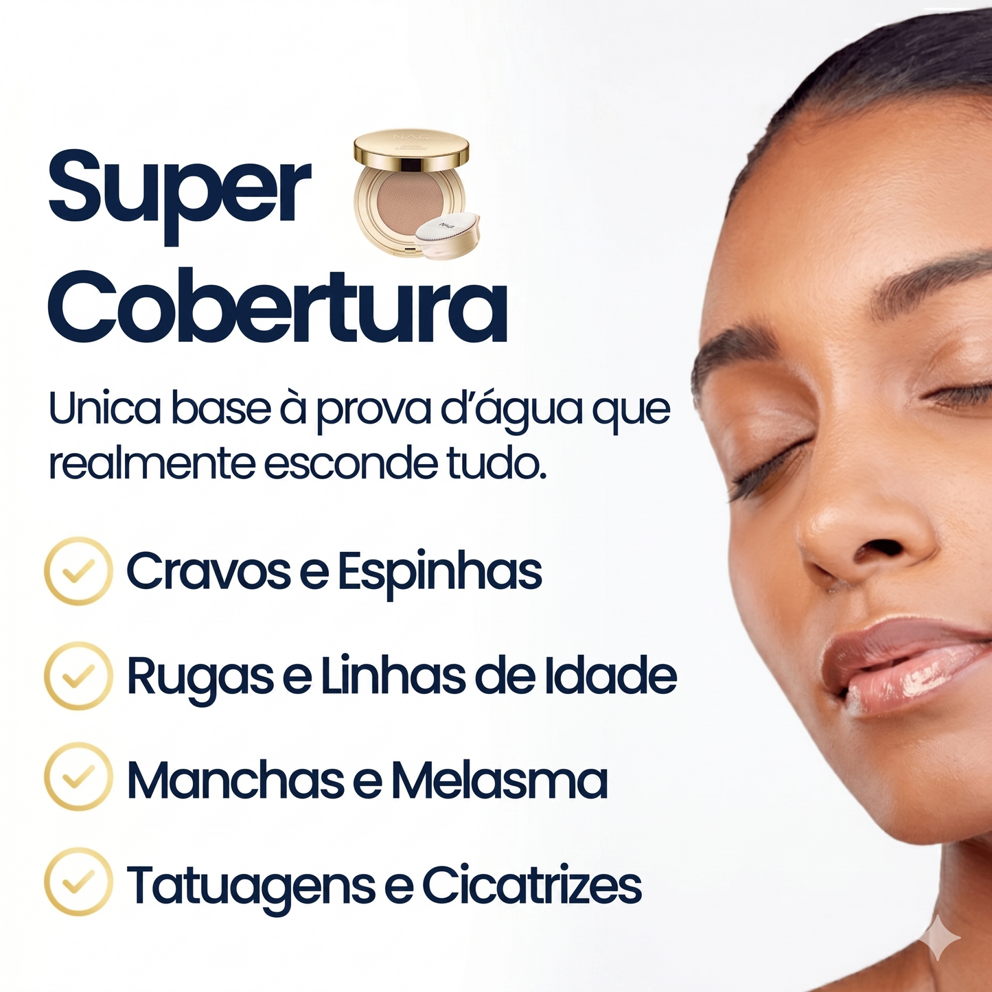 Base Profissional BioAqua (48h de resistência!) + BRINDE EXCLUSIVO